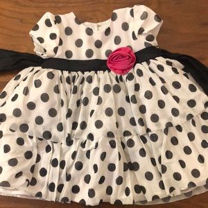 Marmellata polka dot ruffle dress
